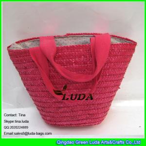 China LUDA 2012 fashion wheat straw bags wholesale