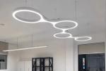 Aluminium Led Circle Pendant Light SMD5630 Hanging Circle Led Light