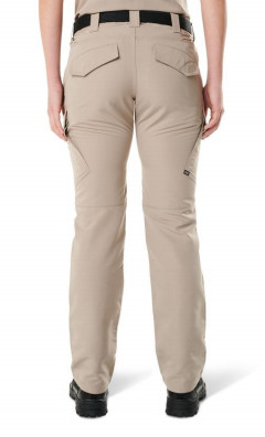 260 GSM Khaki Checked Trousers Womens Fire Retardant Cargo Pants