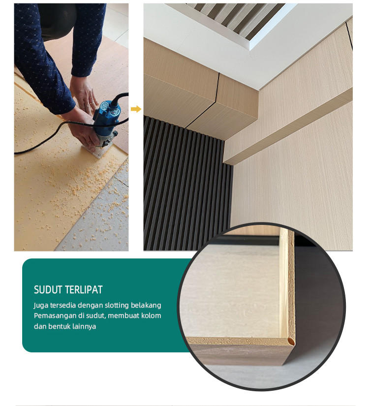 Formaldehyde-Free And Environmentally Friendly Bamboo Wood Fiber Fabric Wall Panel