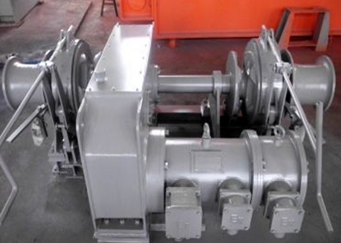 3T 4T Circulating Rope Cable Winch Drum High Performance For Building