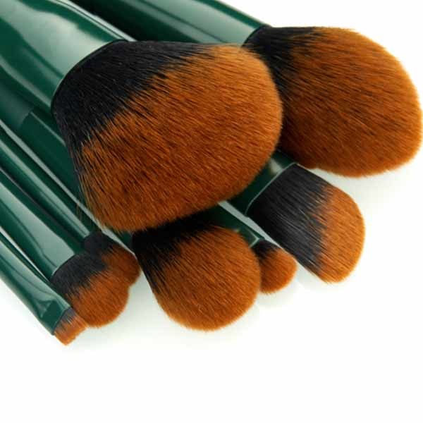 Jessup 9pcs Basic Makeup Brushes Set Trekking Green Color
