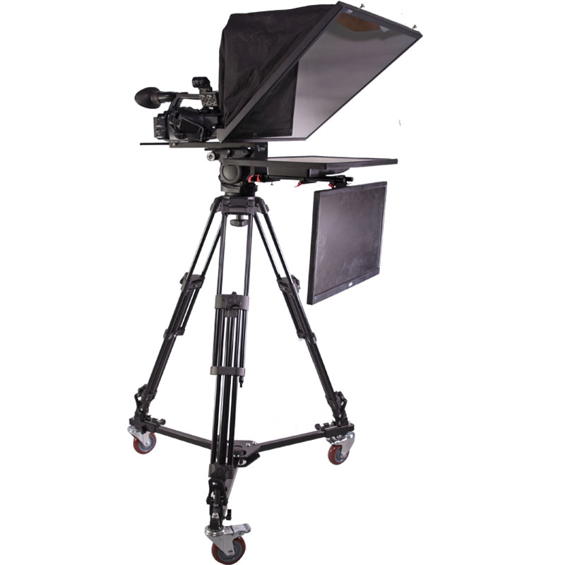 Studio Broadcast Teleprompter with Self-test Monitor Brightness of monitor 300 nit