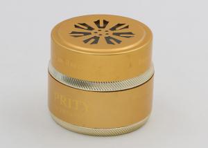 China Gel Air Freshener Glass Cosmetic Jars And Lids Hollowed Out 50ml Eco Friendly wholesale