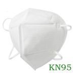 Blue White N95 Respirator Mask Prevent Flu Hypoallergenic Skin Friendly