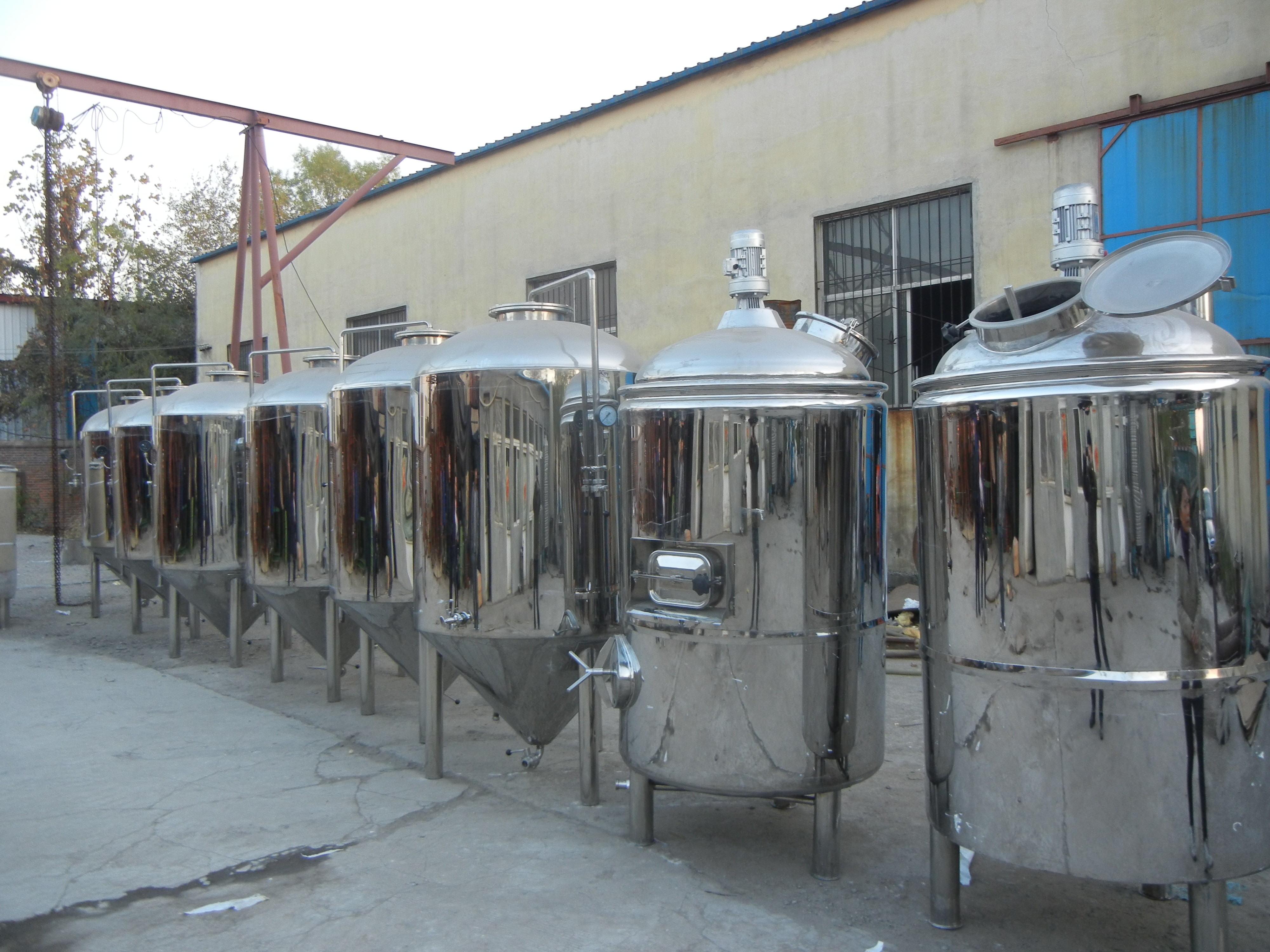 500L Mini beer brewing equipment with electricity heating source brewpub or restaurant