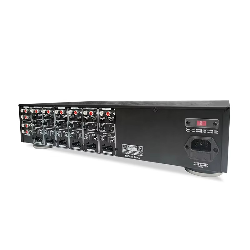 1000 Watts Multi Channel Amplifiers Integrated 6 Zone 12 Channels Home Distributed Audio Amplifiers