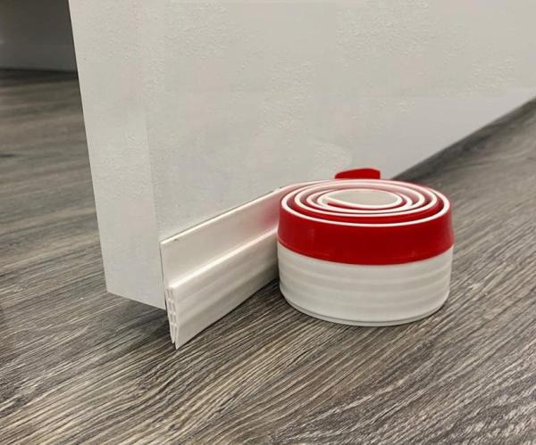 Black Silicone Door Weather Stripping Door Draft Stopper with Material Sample 5