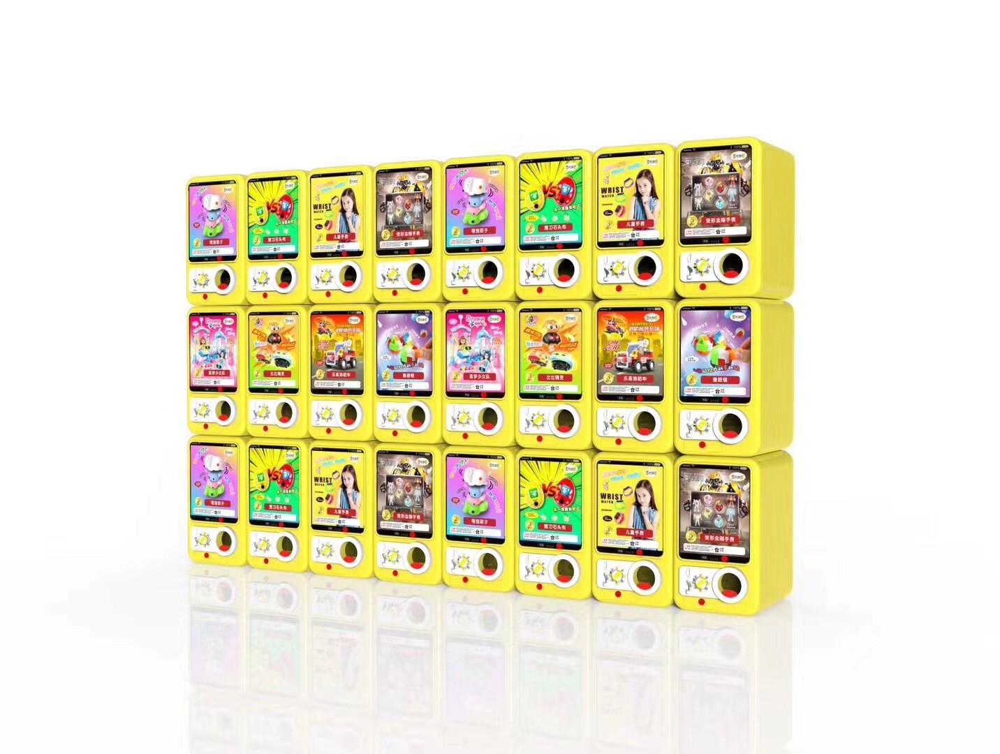 100W Eggshell Capsule Toy Gashapon Kids Arcade Machine