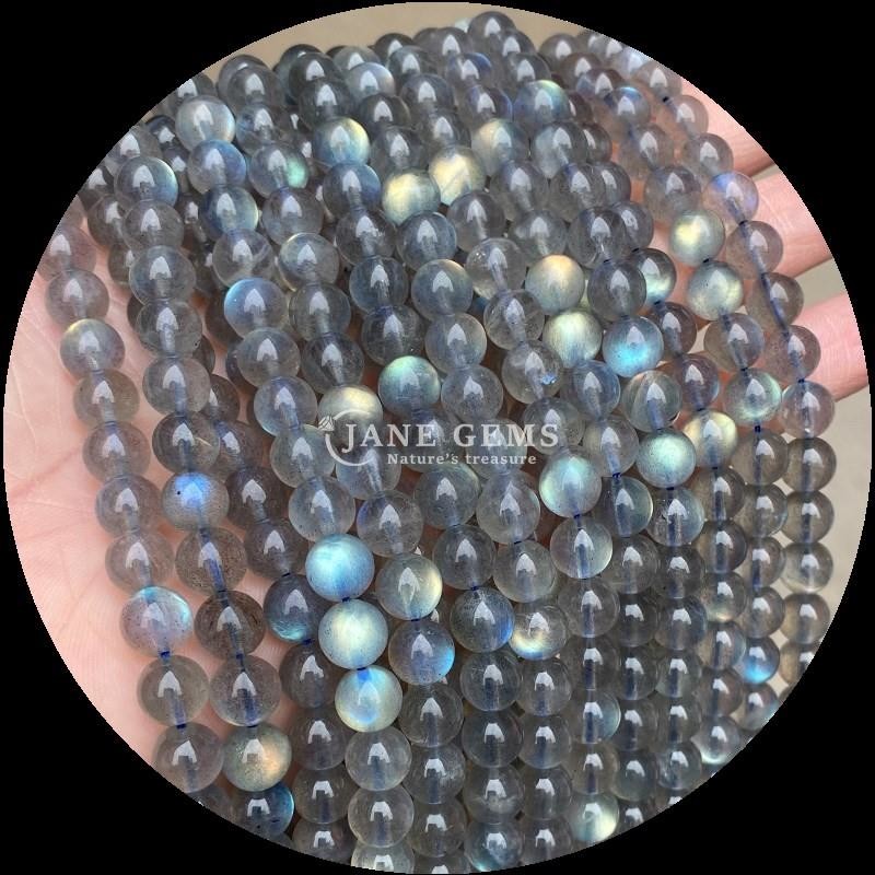Round Shape Assorted Natural Gemstone Beads Labradorite Amazonite Loose Strands For DIY Jewelry Designs