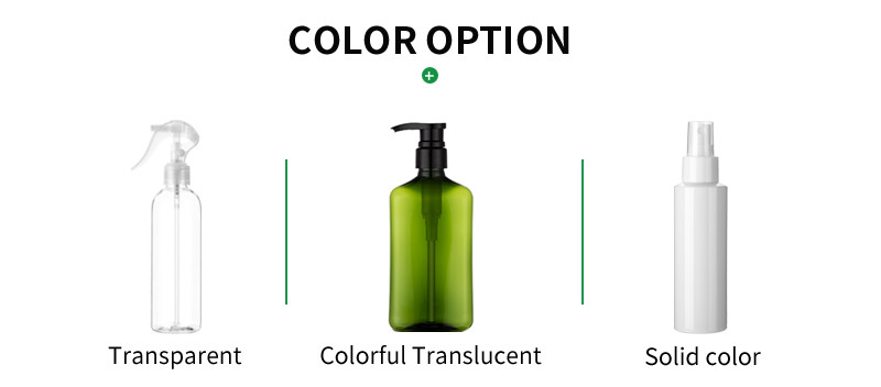 Green Tea Plastic Bottle With Screw Cap For Balancing Moisturizing Lotion 2-Piece Set