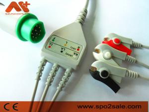 China CFS 3 Lead Patient Monitor Cables 10 Pin Siemens Ecg Cable wholesale