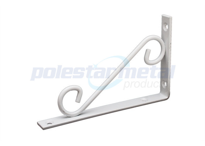 Custom Construction Hardware Heavy Duty Decorative Shelf Brackets For Light Stays