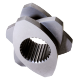 Reverse Kneading Block Extruder Screw Elements Intense Shearing Design Bimetallic Screw