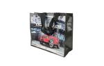 Reusable PP Woven Bags , Fabric Packaging Bags Yellow Black Polypropylene