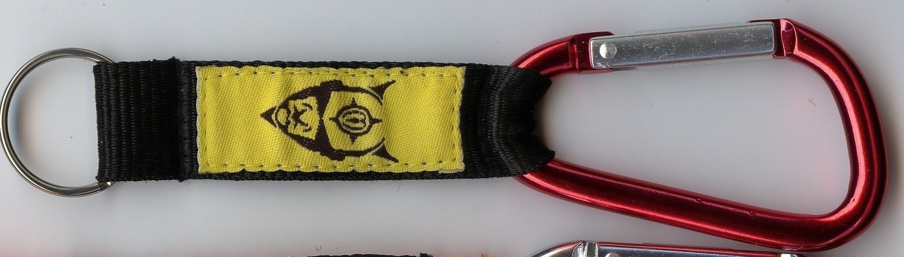 Sports Custom Carabiner Keychain , Security Carabiner With Strap