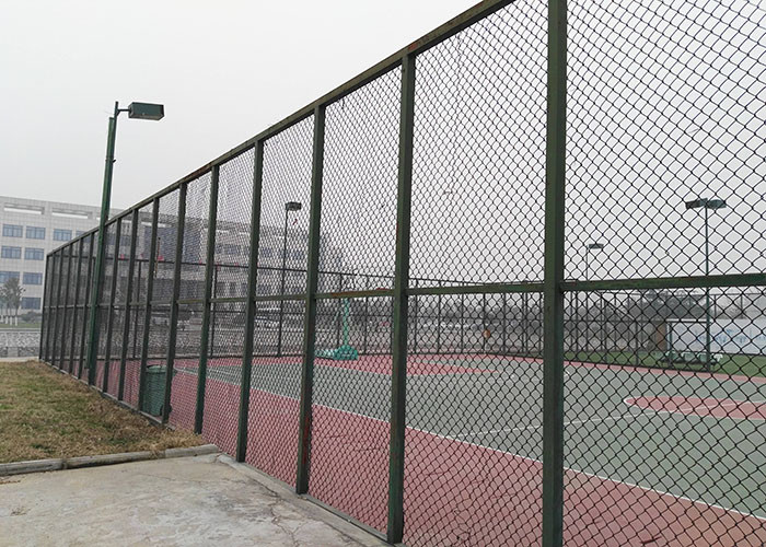 H6m Plastic Coated Galvanized Chain Link Fence for baseball fields