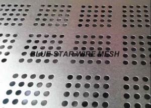 China Perforated Galvanized Sheet Metal , Stainless Steel Perforated Plate For Filtration / Shelving wholesale