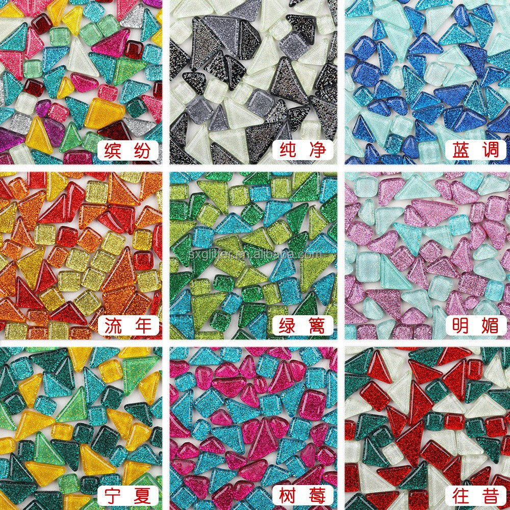 Plastic Holiday Decorations DIY Art Kits for Creative Children's Handmade Crystal Free Stone Glass Painting Background Wall