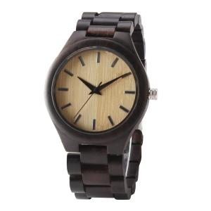 China BSCI Wooden Wrist Watch Lightweight Wooden Strap Men Sport Watch wholesale
