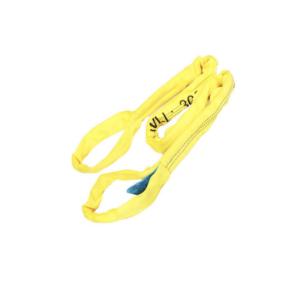 China 3 Ton Polyester Round Sling , 45mm Yellow Lifting Straps wholesale