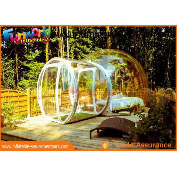 Outdoor Camping Bubble Inflatable Party Tent / Clear Dome Igloo Tent