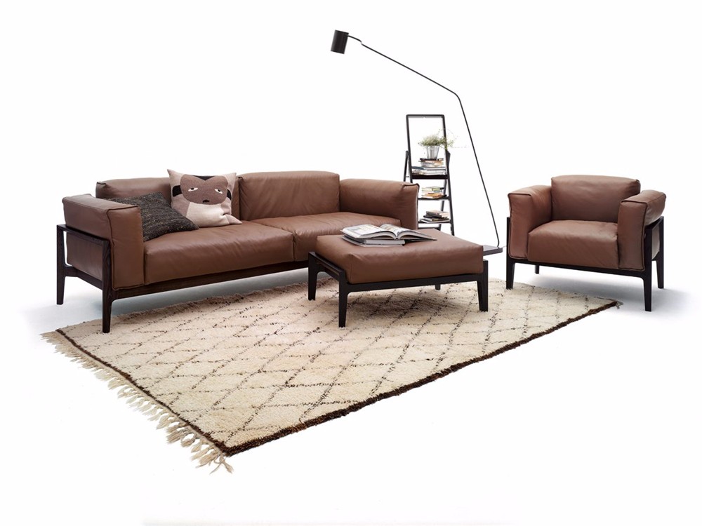 European Modern Simple Style 2018 Latest Living Room Furniture Fabric or Leather Sectional Sofa Sets
