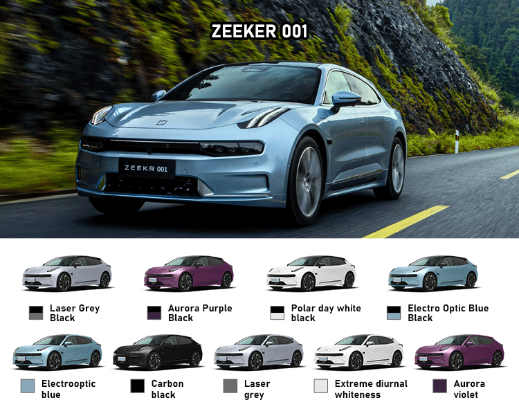 2023 Zeekr 001 Orange 4WD Sedan 140kWh 550km 610km 715km Pure Electric 1032km 641mile