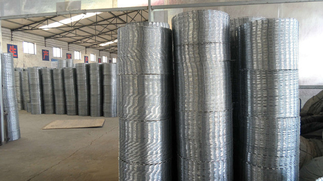 50cm Cross Razor Barbed Wire Military Security Hot Dipped Galvanized