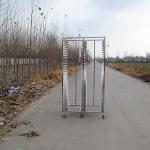 Stainless Steel Tray Rack Trolley For Food Drying 500 Pounds Capacity