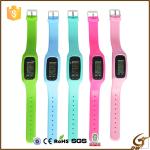 ROHS Silicone Pedometer 1ATM LED Digital Watch Sport