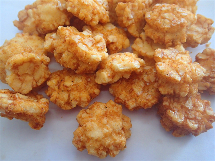 Roated Senbei Rice Crackers Baked BBQ Rice Cake With Sugar Salt