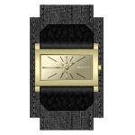 Rectangle Unisex Woman's Wrist Watch , 2 Layer Dial Fashionable Watches For