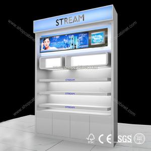 China sell cosmetic display Case,Customized design cosmetic display showcase wholesale
