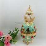 Shinny Gifts Thick Copper Luxurious Antique Toothpick Holder Toothpick Cans