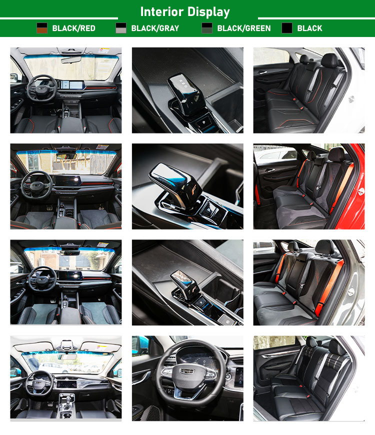Geely Binrui 2023 2024 Left Hand Drive 1.4T 1.5T Gas Car with Metal Roof Rack 5 Seats High Speed Top Selling 0km Used Car