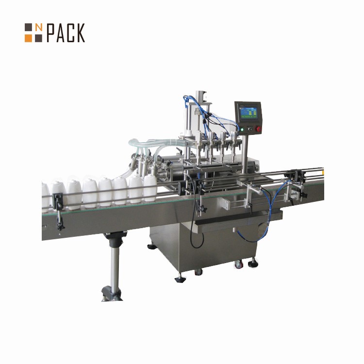 Diving Nozzle Piston Filling Machine Anti Drops Piston Volumetric Filler