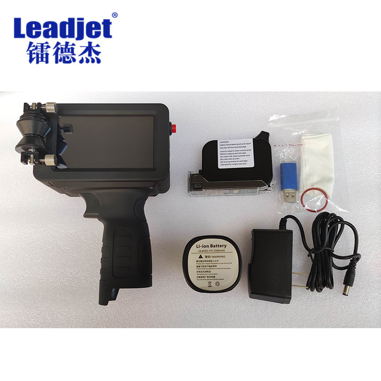 S300 ODM Handheld Inkjet Barcode Printer , Portable Inkjet Coder 42ML Ink Volume