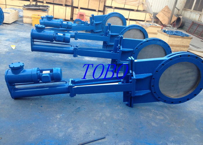 COVNA 4 inch Industry Knife Gate Valve Stainless Steel Wheel Handle Knife Gate Valve ANSI Slurry Knife Gate Valve