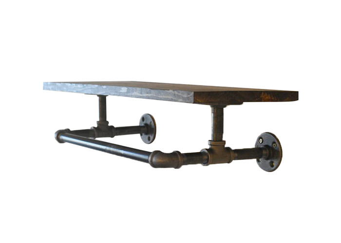Home Decor Black Iron Wall Shelves