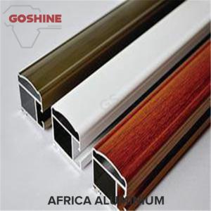 China 6063 anodizing electrophoresis powder coated wooden grain aluminium profiles wholesale