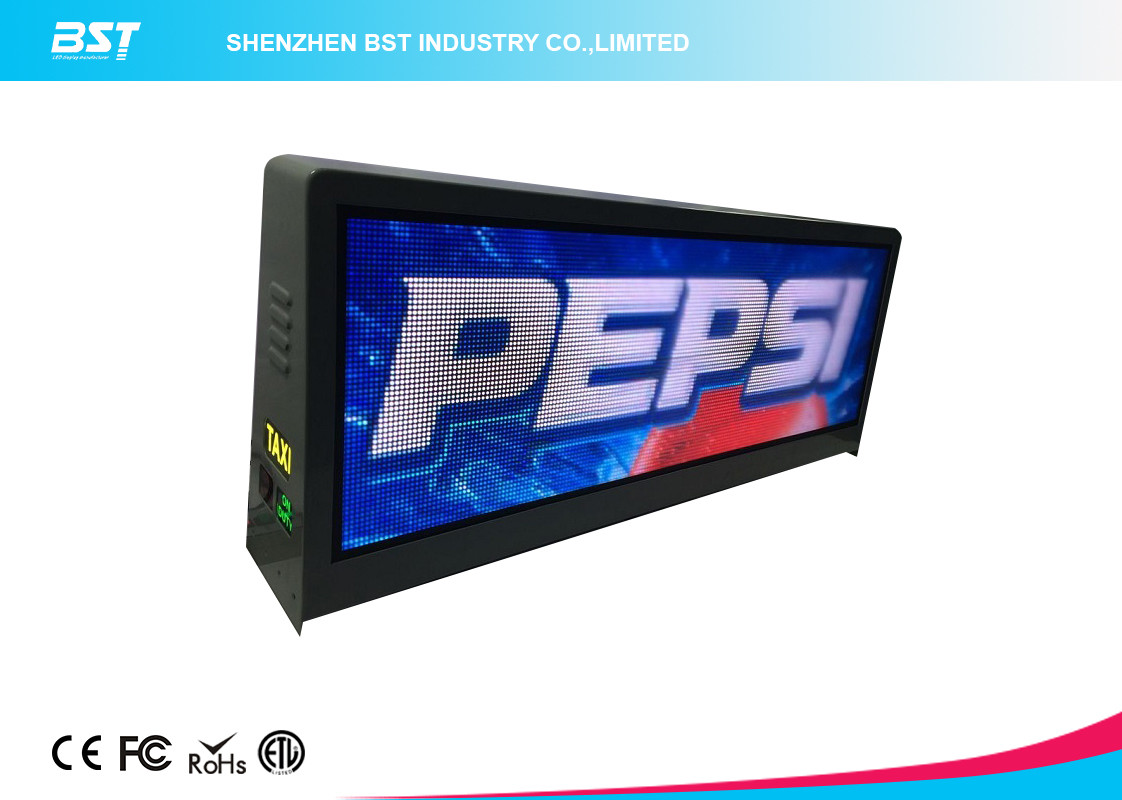 3G/4G GPS Control Advertising Board Taxi Led Sign Led Video Display
