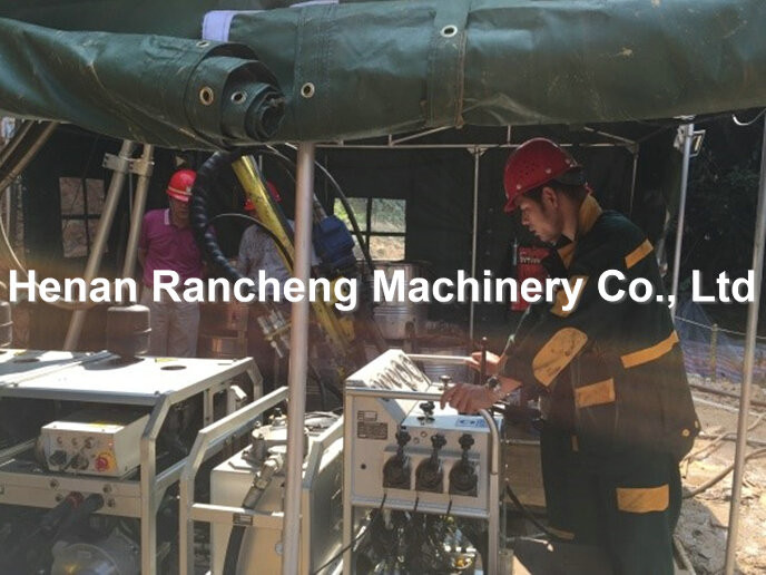 100m / 200m / 300m Depth Core Drilling Rig 33KW Portable Core Drilling Equipment