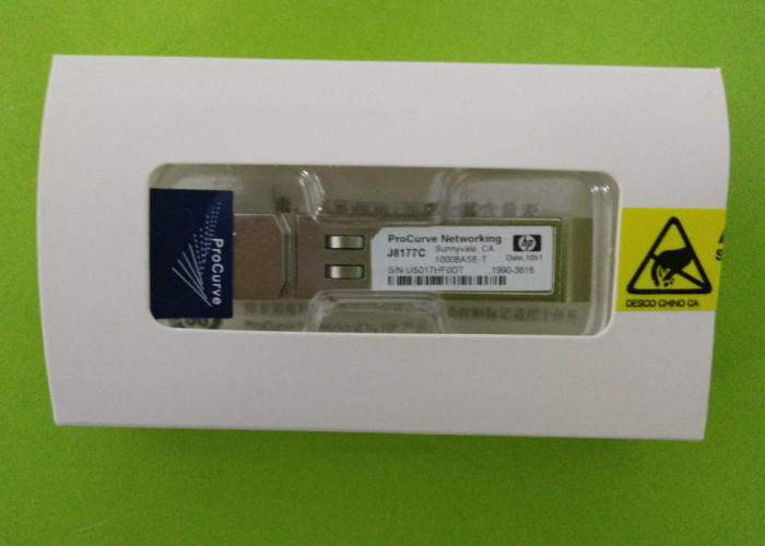 J8177C Optical Fiber Module SFP RJ45 100M 3.3 / 5 Volts Cu Transmission Medium
