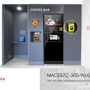 China Subway Station Retail Commercial Coffee Machines With Touch Screen 15A wholesale