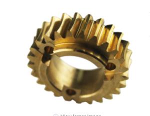 China 0.05mm OEM Precision Mould Parts Brass Double Spur Gear wholesale