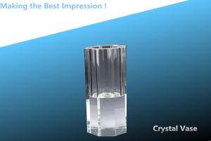 China crystal vase/flower vase/flower bottle/glass vase/pen holder wholesale