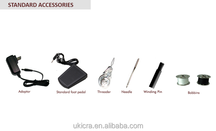 Lock Stitch Multi-function Mini Domestic T-shirt Sewing Machine UFR-403 with Retail
