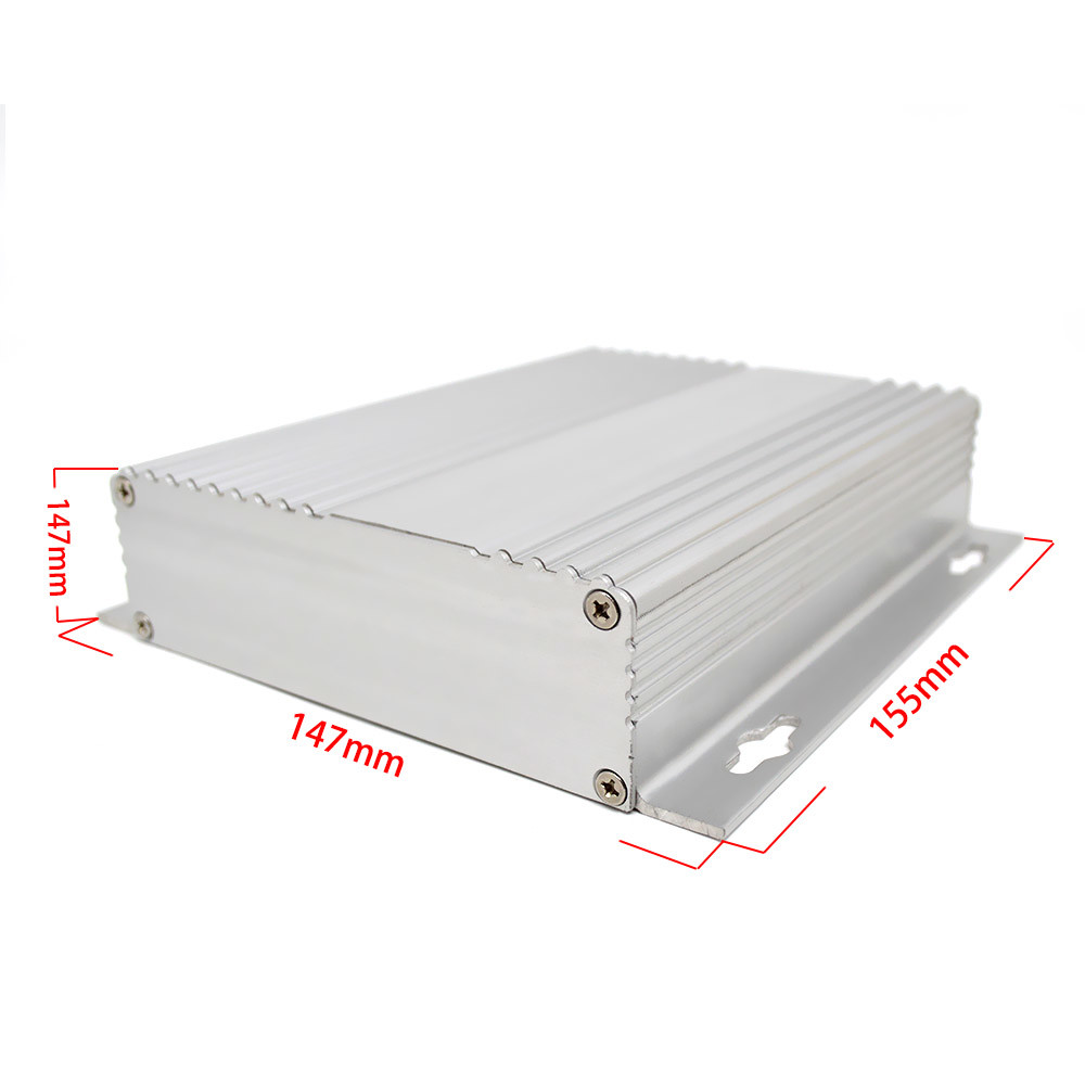 Anodized Aluminium Extrusion Molding Process Junction Box Electronic PCB Housing