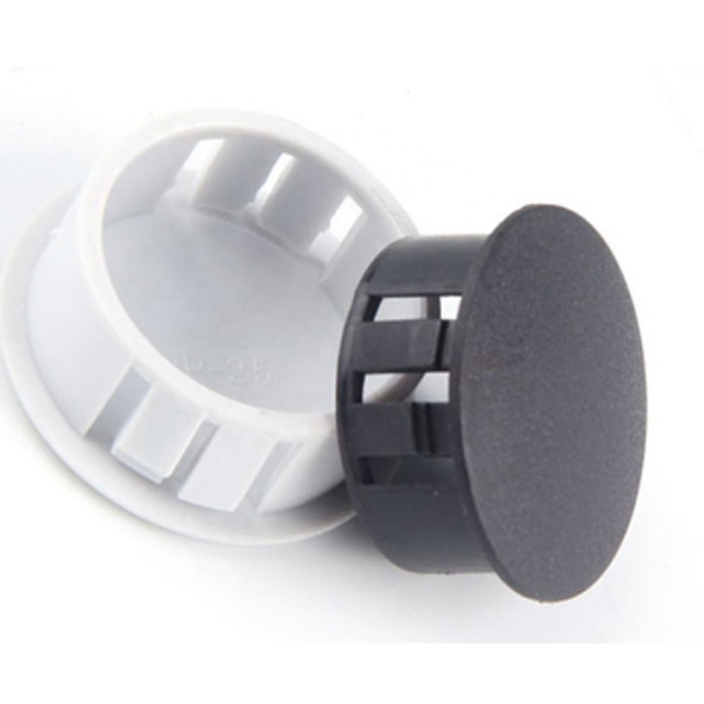 PE Black Plastic Hole Plugs Pressure Caps 30mm SKT30 ROHS Certified